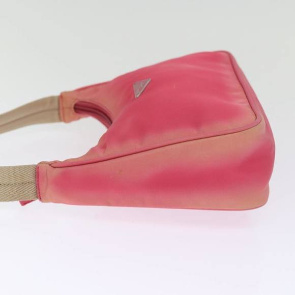 PRADA Hand Bag Nylon Pink Auth 77341 - Picture 3 of 16
